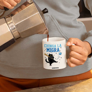 Chinga La Migra Coffee Mug Funny Protest Cat Minneapolis Support Gift TS12 Print Your Wear