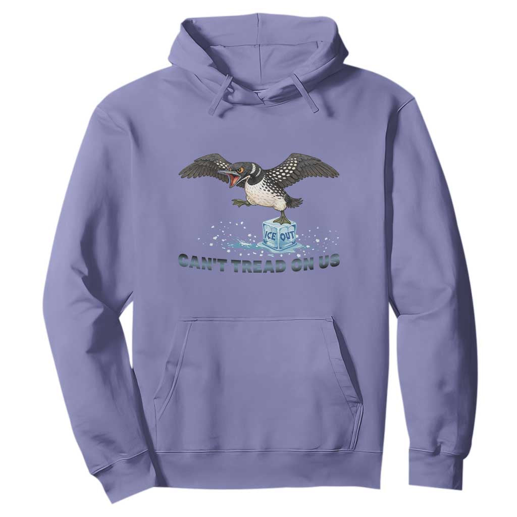 Can Not Tread On Us Minnesota Loon Hoodie Anti ICE MN Protest TS12 Violet Print Your Wear