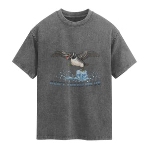 Can Not Tread On Us Minnesota Loon Washed Cotton T-Shirt Anti ICE MN Protest