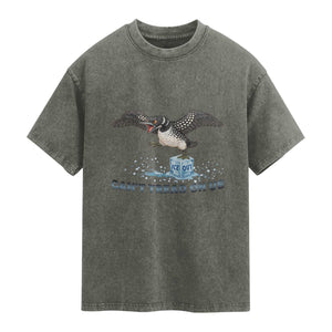 Can Not Tread On Us Minnesota Loon Washed Cotton T-Shirt Anti ICE MN Protest