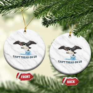 Can Not Tread On Us Minnesota Loon Ceramic Ornament Anti ICE MN Protest TS12 1pc White Marble Print Your Wear