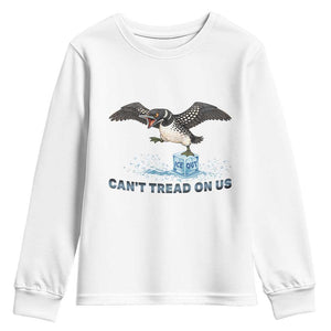 Can Not Tread On Us Minnesota Loon Youth Sweatshirt Anti ICE MN Protest TS12 White Print Your Wear