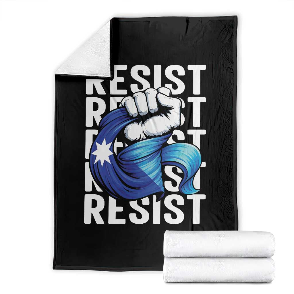 Minnesota Resist Ice Out Throw Blanket Support MN Anti Ice Movement TS12 Black Print Your Wear