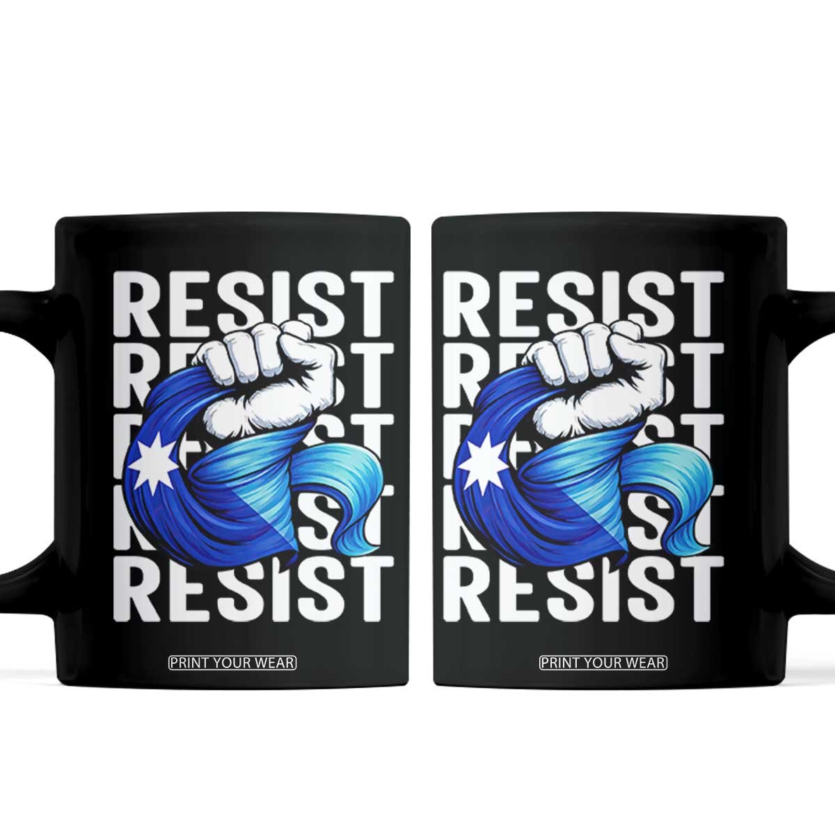 Minnesota Resist Ice Out Coffee Mug Support MN Anti Ice Movement TS12 Black Print Your Wear