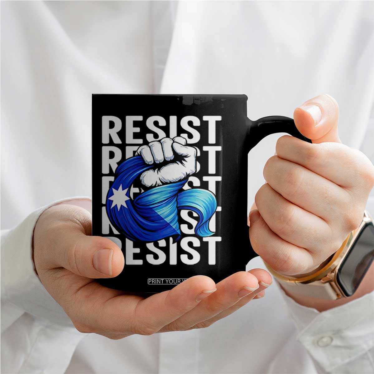 Minnesota Resist Ice Out Coffee Mug Support MN Anti Ice Movement TS12 Print Your Wear