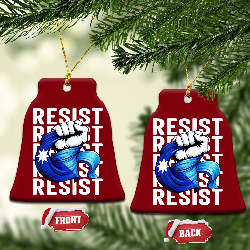 Minnesota Resist Ice Out Ceramic Ornament Support MN Anti Ice Movement TS12 Print Your Wear