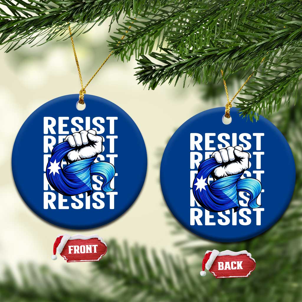 Minnesota Resist Ice Out Ceramic Ornament Support MN Anti Ice Movement TS12 1pc Blue Print Your Wear