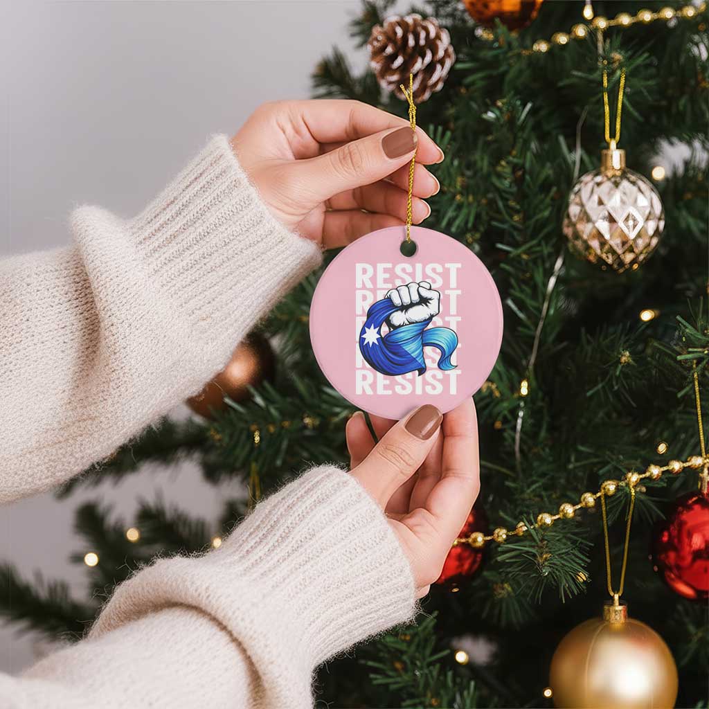 Minnesota Resist Ice Out Ceramic Ornament Support MN Anti Ice Movement TS12 1pc Light Pink Print Your Wear
