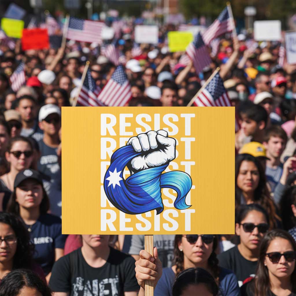 Minnesota Resist Ice Out Protest Sign Support MN Anti Ice Movement TS12 Horizontal 18