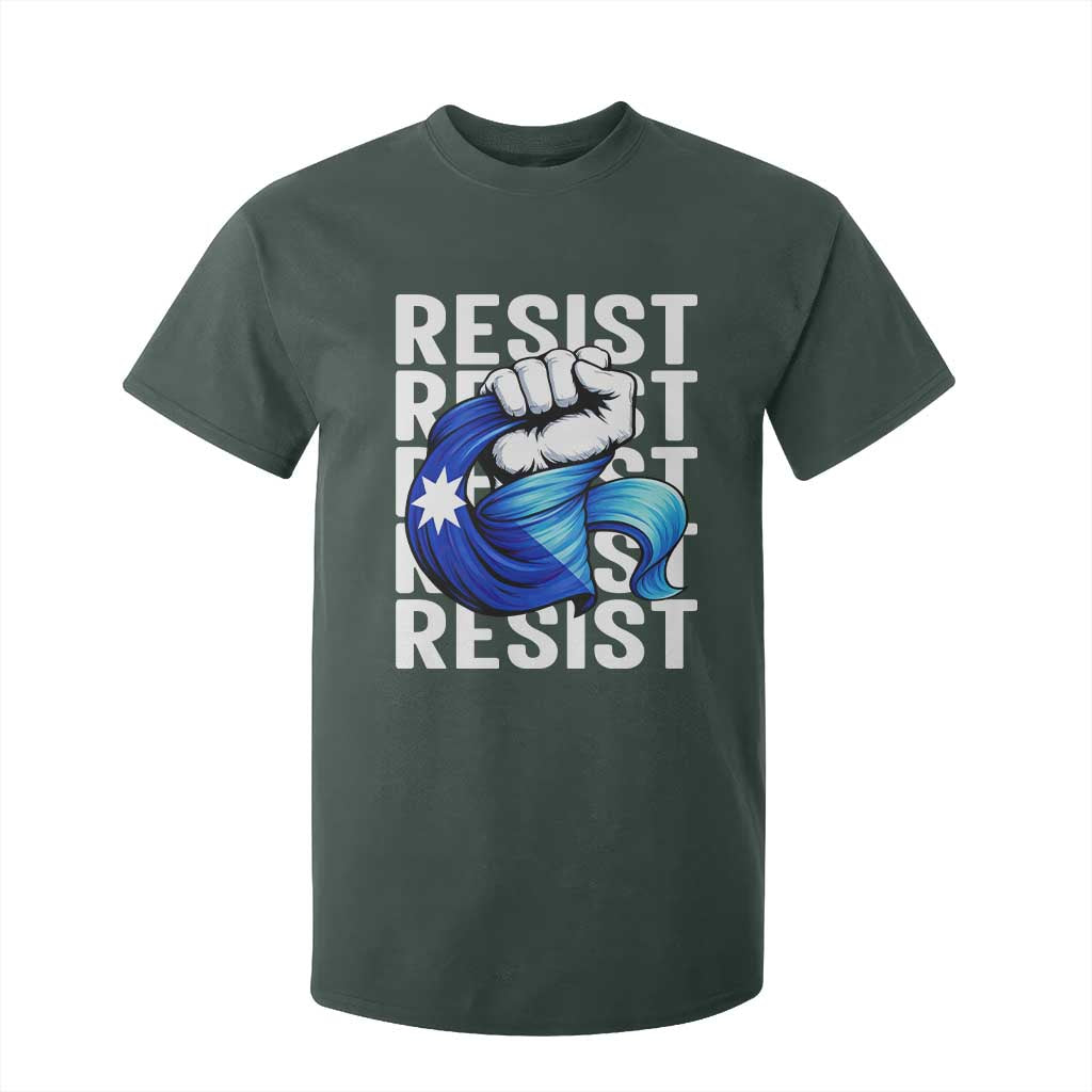 Minnesota Resist Ice Out T Shirt For Kid Support MN Anti Ice Movement TS12 Dark Forest Green Print Your Wear