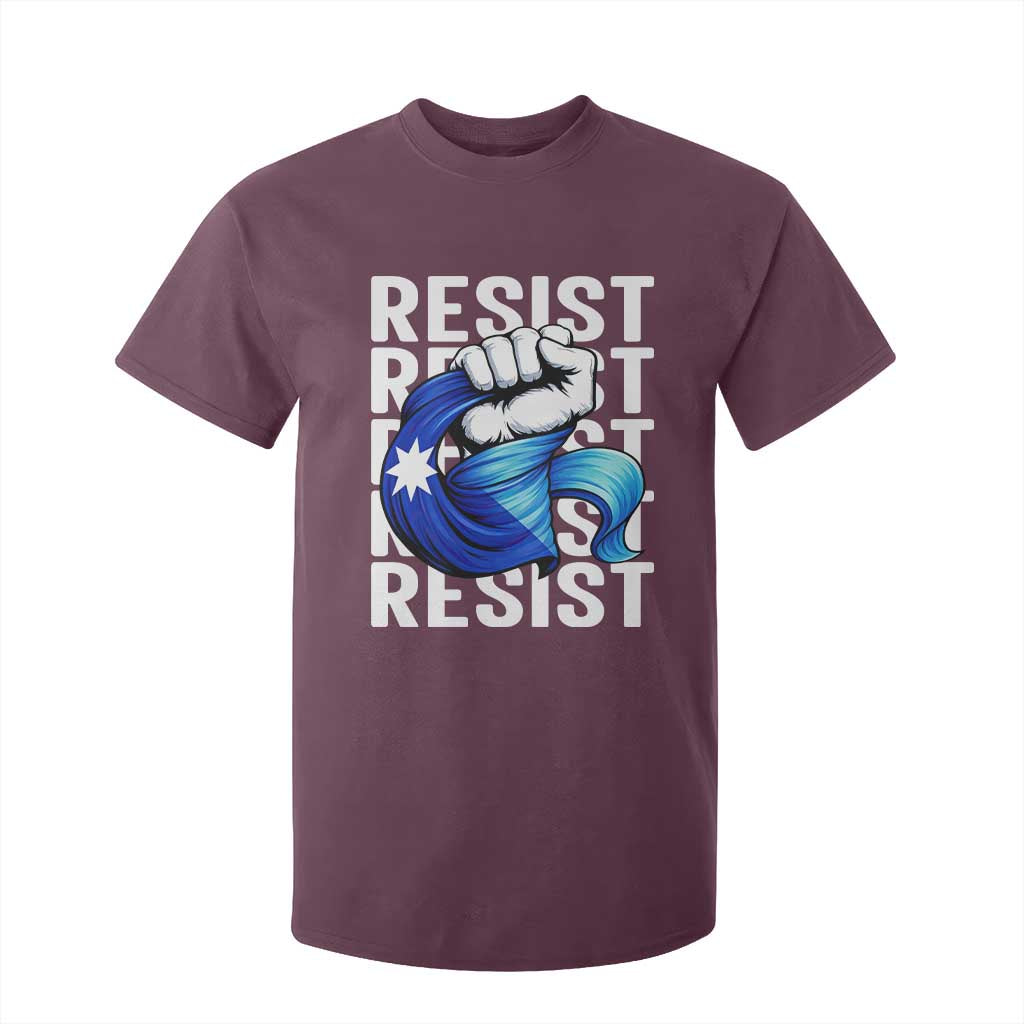 Minnesota Resist Ice Out T Shirt For Kid Support MN Anti Ice Movement TS12 Maroon Print Your Wear