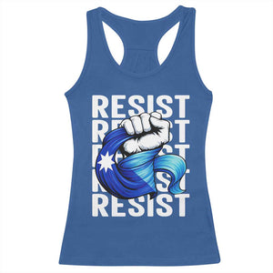 Minnesota Resist Ice Out Racerback Tank Top Support MN Anti Ice Movement TS12 Royal Blue Print Your Wear