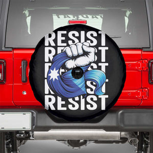 Minnesota Resist Ice Out Spare Tire Cover Support MN Anti Ice Movement TS12 Black Print Your Wear