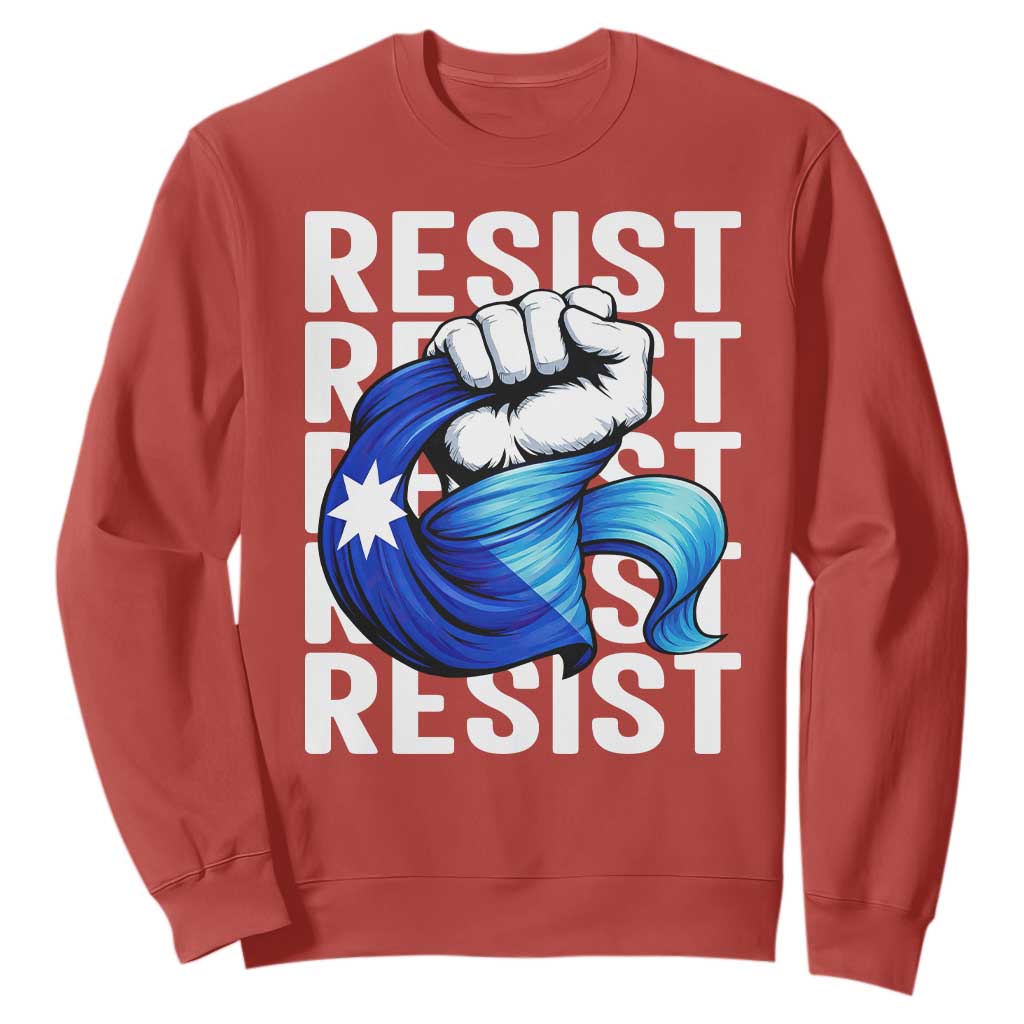 Minnesota Resist Ice Out Sweatshirt Support MN Anti Ice Movement TS12 Red Print Your Wear