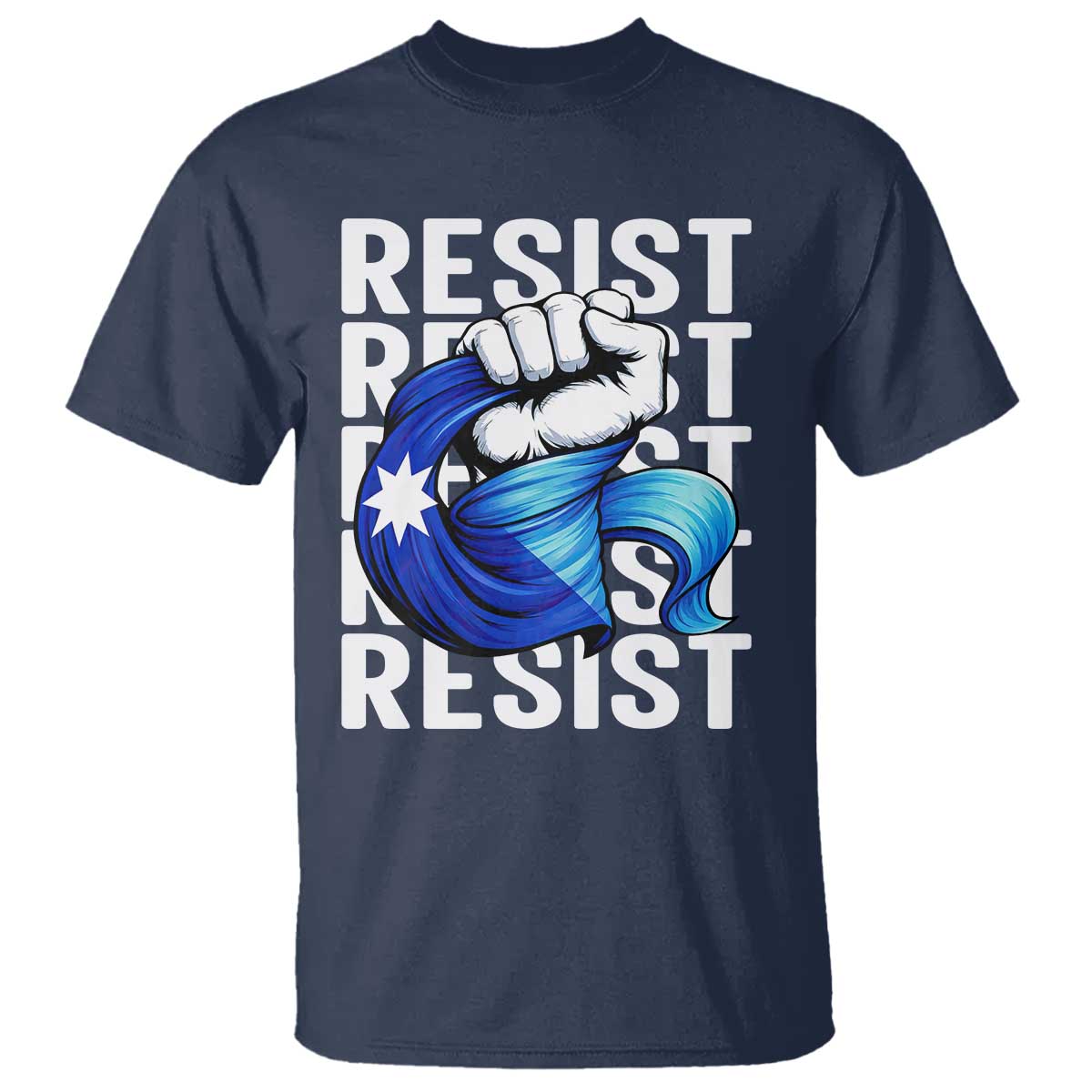 Minnesota Resist Ice Out T Shirt Support MN Anti Ice Movement TS12 Navy Print Your Wear