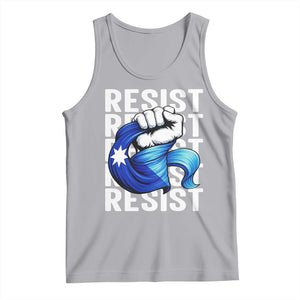 Minnesota Resist Ice Out Tank Top Support MN Anti Ice Movement TS12 Athletic Heather Print Your Wear