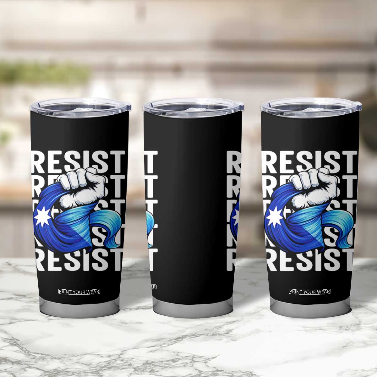 Minnesota Resist Ice Out Tumbler Cup Support MN Anti Ice Movement TS12 Print Your Wear