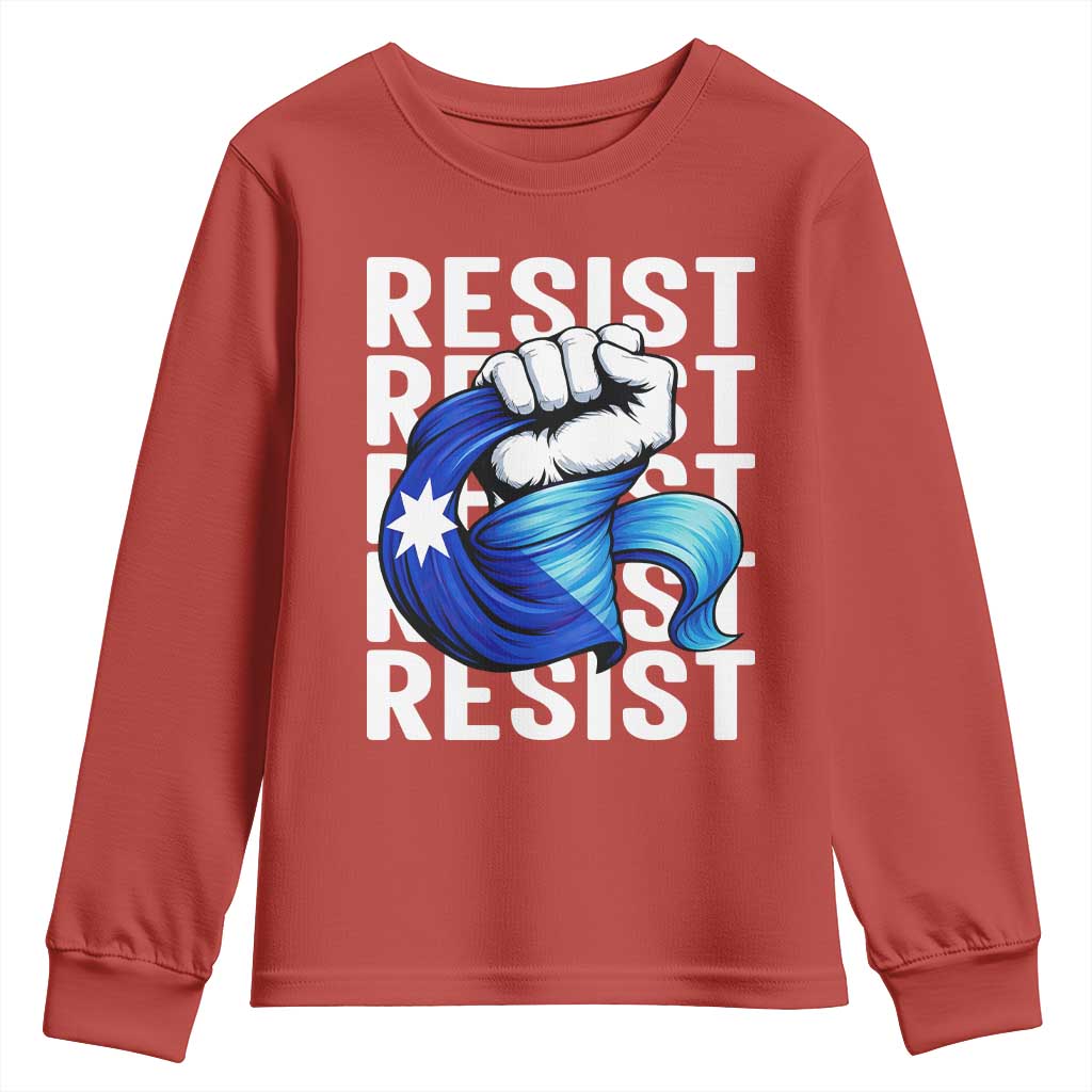 Minnesota Resist Ice Out Youth Sweatshirt Support MN Anti Ice Movement TS12 Red Print Your Wear