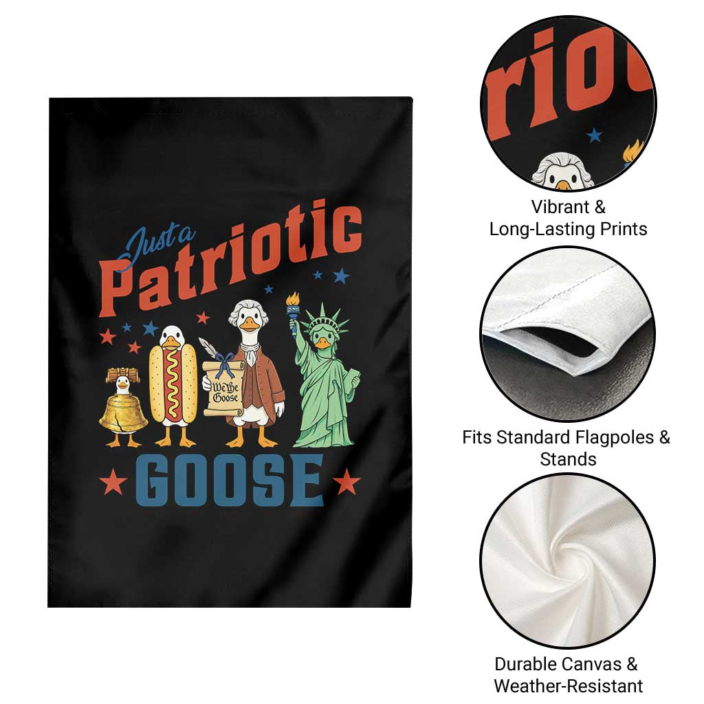 Just A Patriotic Goose Garden Flag USA 250th Anniversary TS12 Print Your Wear