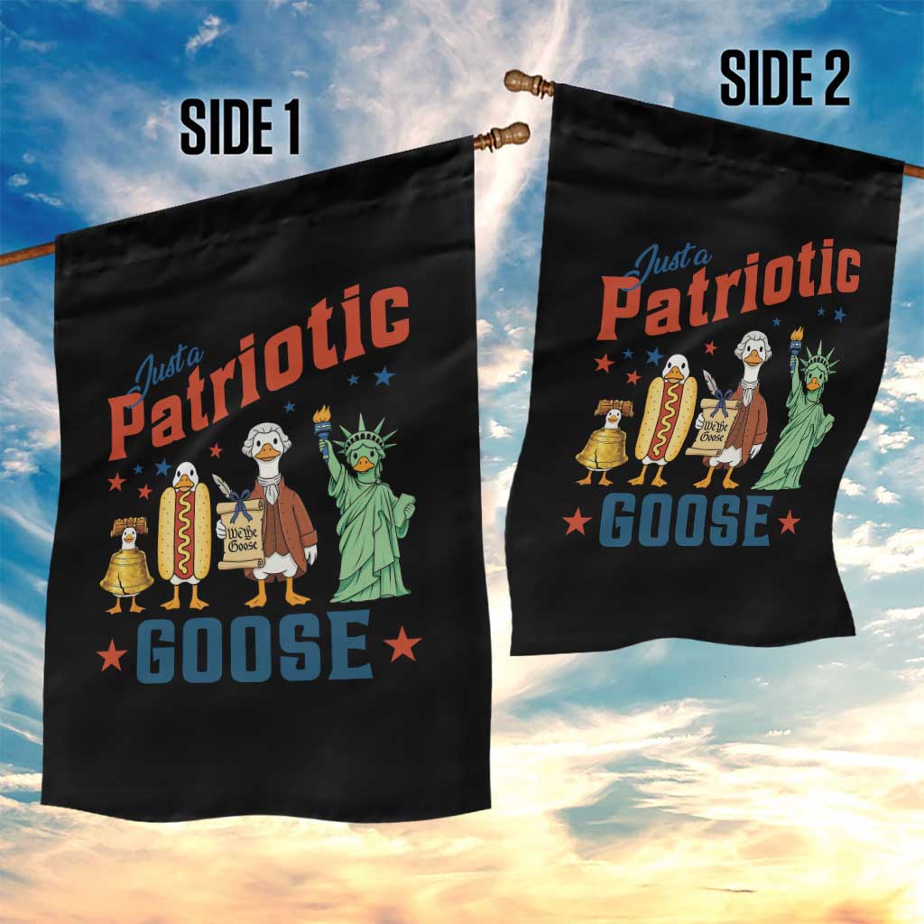 Just A Patriotic Goose Garden Flag USA 250th Anniversary TS12 Print Your Wear
