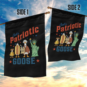 Just A Patriotic Goose Garden Flag USA 250th Anniversary TS12 Print Your Wear