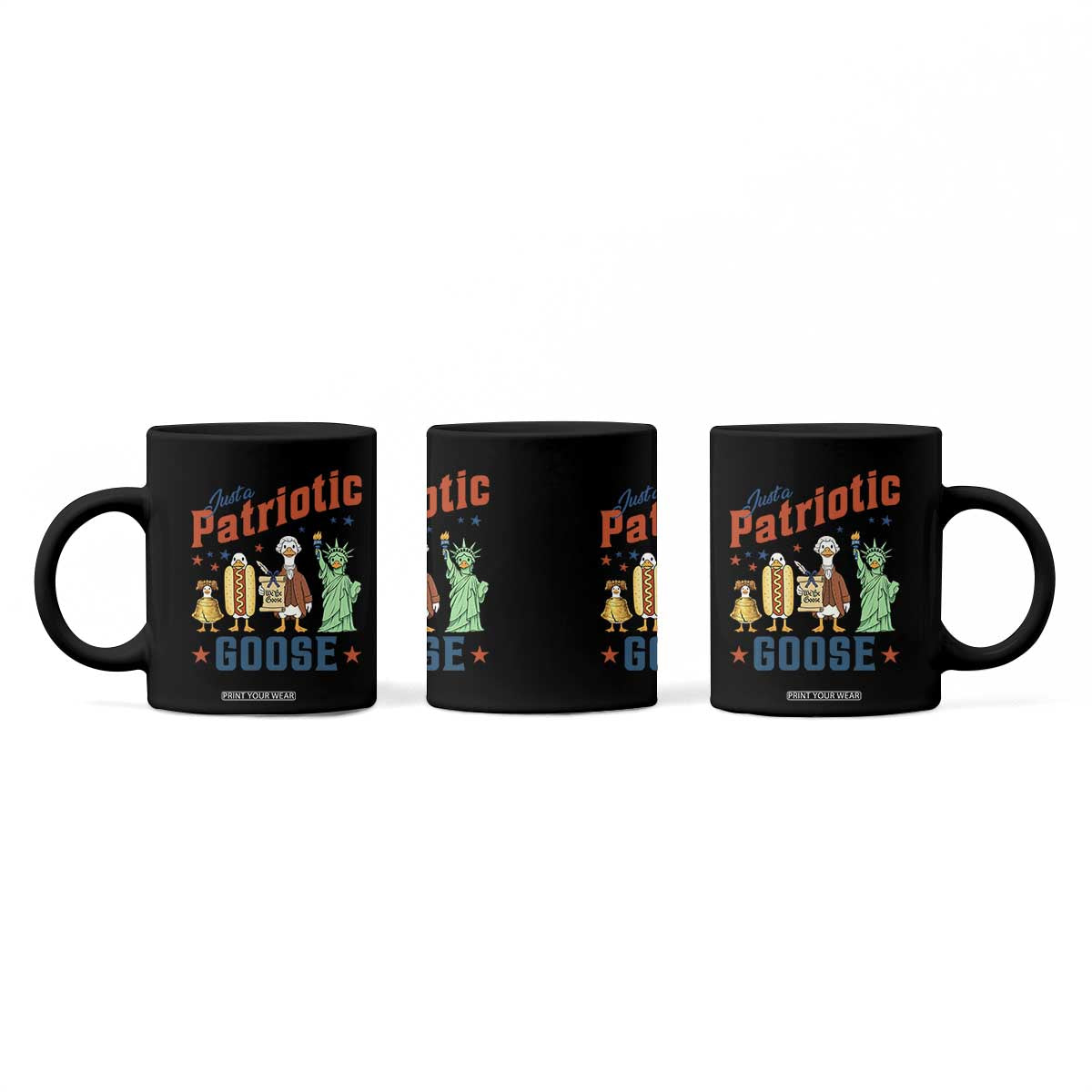 Just A Patriotic Goose Coffee Mug USA 250th Anniversary TS12 Print Your Wear