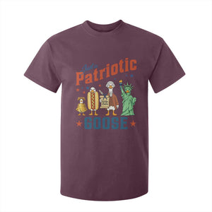 Just A Patriotic Goose T Shirt For Kid USA 250th Anniversary TS12 Maroon Print Your Wear