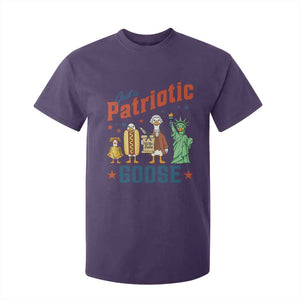 Just A Patriotic Goose T Shirt For Kid USA 250th Anniversary TS12 Purple Print Your Wear