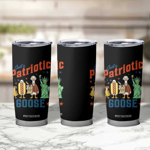 Just A Patriotic Goose Tumbler Cup USA 250th Anniversary TS12 Print Your Wear