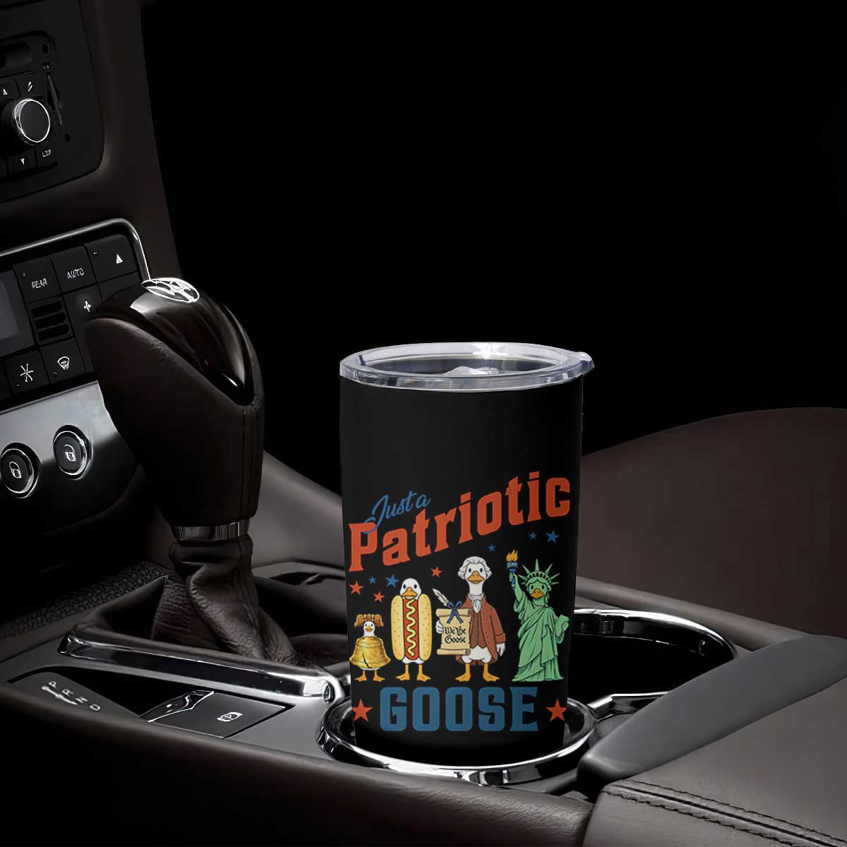 Just A Patriotic Goose Tumbler Cup USA 250th Anniversary TS12 Print Your Wear