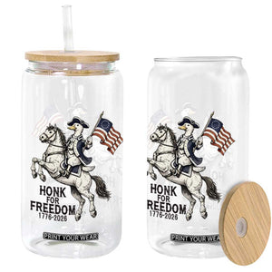 Funny Patriotic Goose Cowboy Glass Can Honk For Freedom TS12 Print Your Wear