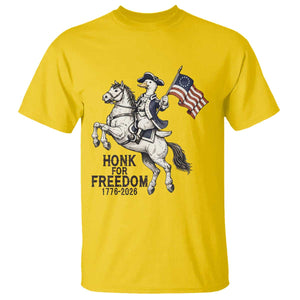 Funny Patriotic Goose Cowboy T Shirt Honk For Freedom TS12 Daisy Print Your Wear