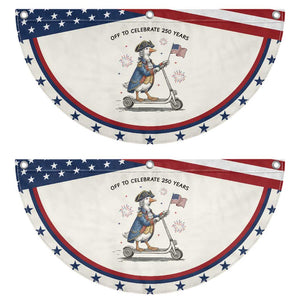 Funny Goose Patriotic Fan Flag Off To Celebrate 250 Years TS12 2pcs pack Classic Beige Print Your Wear