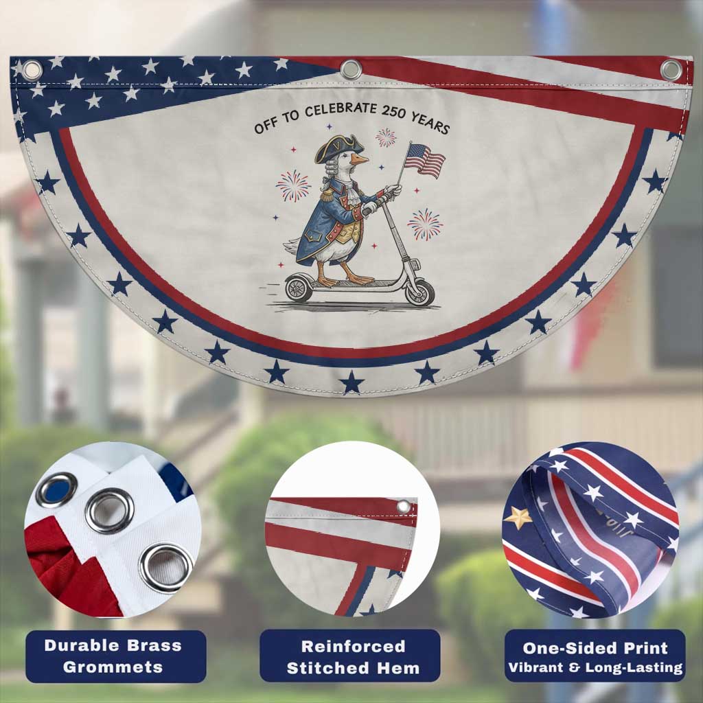 Funny Goose Patriotic Fan Flag Off To Celebrate 250 Years TS12 Print Your Wear