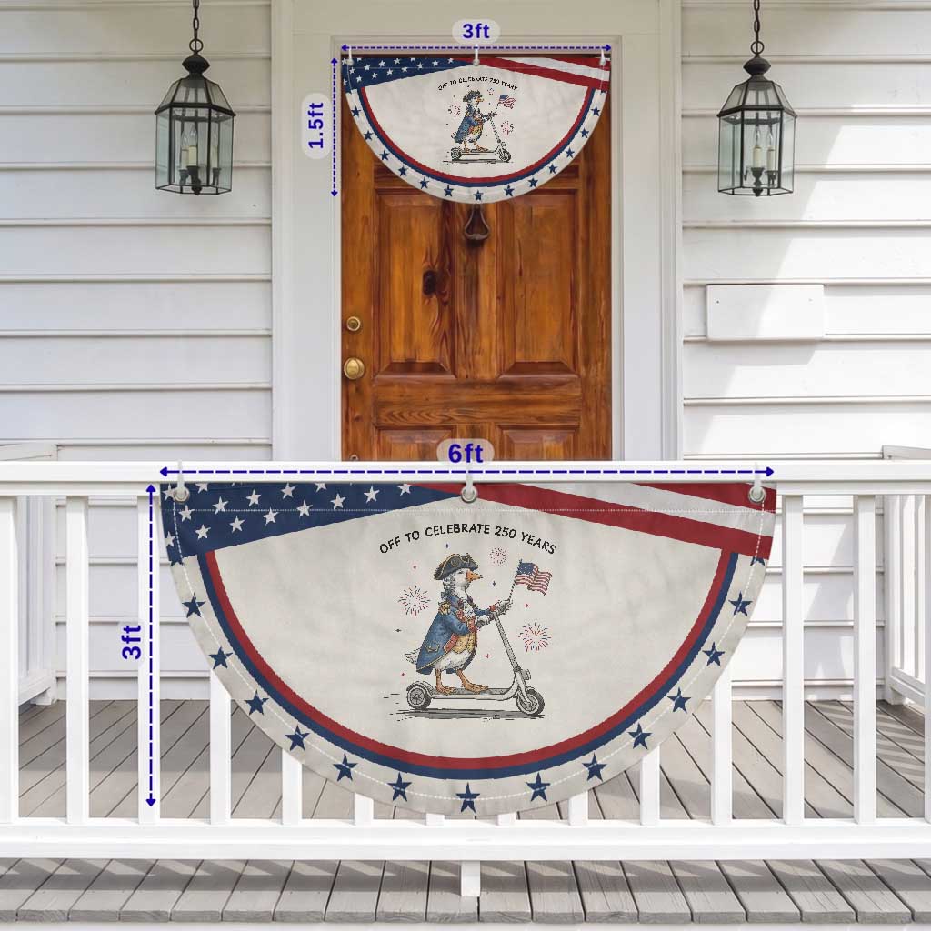 Funny Goose Patriotic Fan Flag Off To Celebrate 250 Years TS12 Print Your Wear