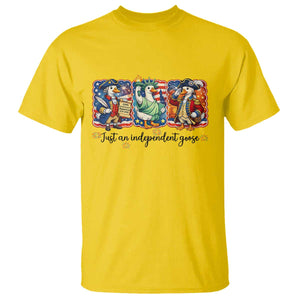 Just An Independent Goose T Shirt Funny Patriotic Goose TS12 Daisy Print Your Wear