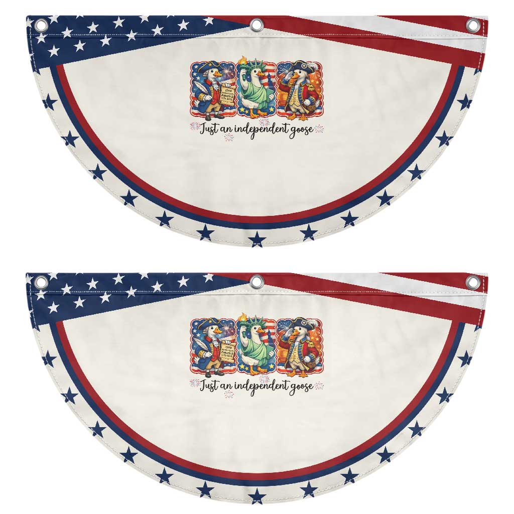 Just An Independent Goose Patriotic Fan Flag Funny Goose TS12 2pcs pack Classic Beige Print Your Wear