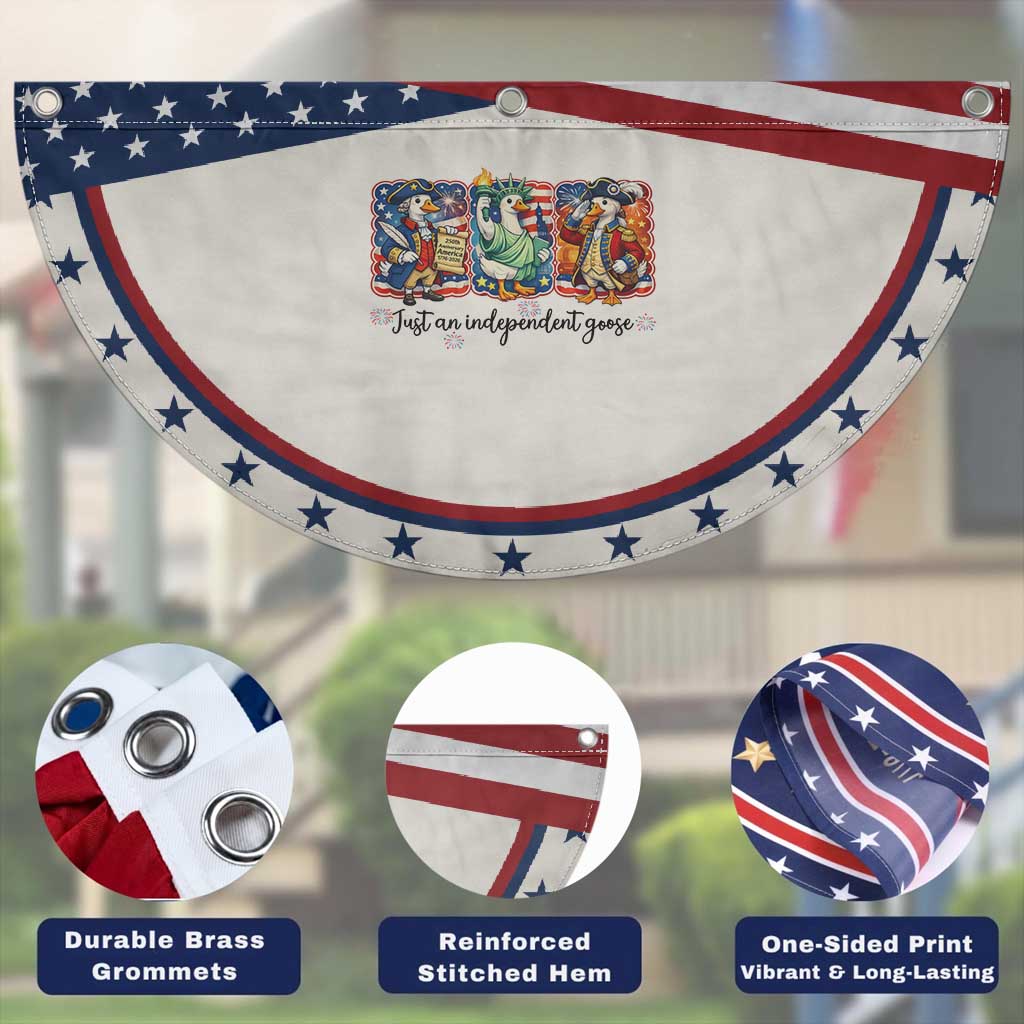 Just An Independent Goose Patriotic Fan Flag Funny Goose TS12 Print Your Wear