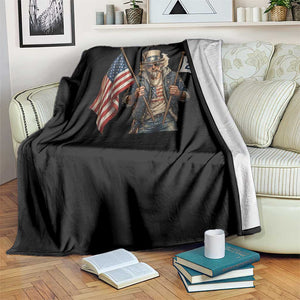 Patriotic Uncle Sam Celebrating 250 Years America Throw Blanket TS12 Print Your Wear