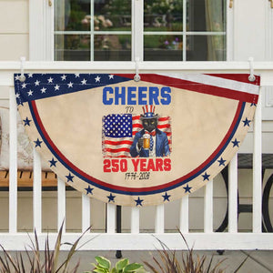 Vintage Cat Uncle Sam Patriotic Fan Flag Cheers To 250 Years TS12 2pcs pack Classic Tan Print Your Wear