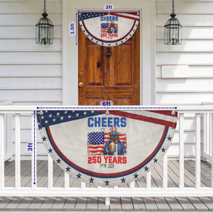 Vintage Cat Uncle Sam Patriotic Fan Flag Cheers To 250 Years TS12 Print Your Wear