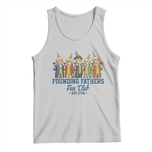Funny Founding Fathers Fan Club Tank Top American History Lovers TS12 Ash Print Your Wear