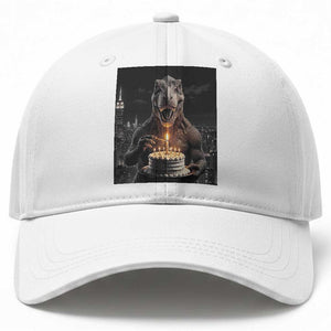 Funny Birthday Dinosaur Baseball Cap Prehistoric Party Celebration TS12 Print Your Wear