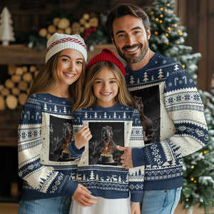 Funny Birthday Dinosaur Ugly Christmas Sweater Prehistoric Party Celebration TS12 Beige Navy Print Your Wear