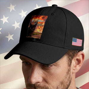 Funny Crazy Cat Selfie Baseball Cap Bad Kitty Chaos Humor Graphic TS12 Print Your Wear
