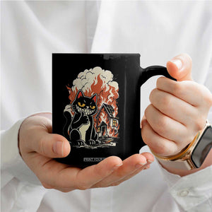 Funny Trouble Maker Cat Coffee Mug Cute Mischief Graphic Gift For Cat Lover TS12 Print Your Wear