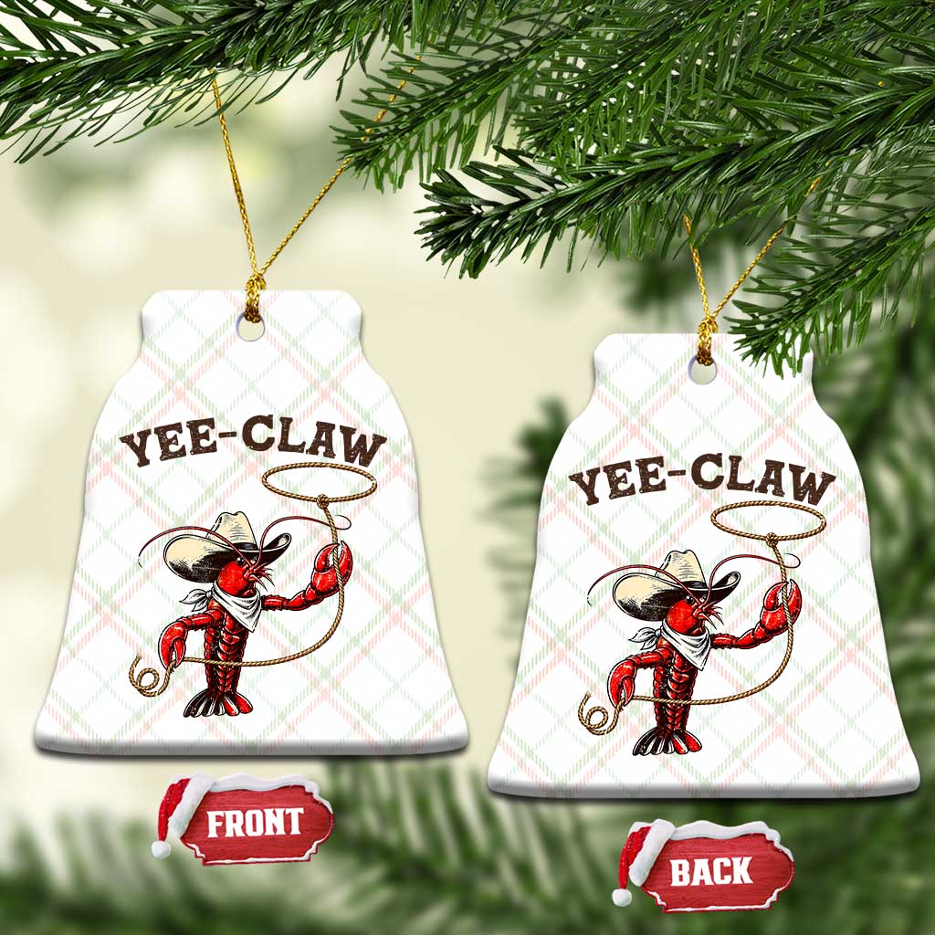Yee Claw Ceramic Ornament Funny Crawfish Cajun Seafood Festival TS12 Print Your Wear