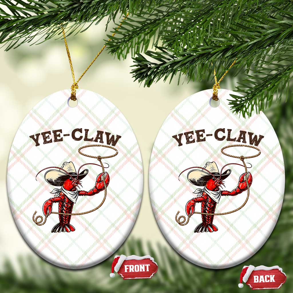 Yee Claw Ceramic Ornament Funny Crawfish Cajun Seafood Festival TS12 Print Your Wear