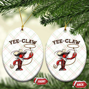 Yee Claw Ceramic Ornament Funny Crawfish Cajun Seafood Festival TS12 Print Your Wear