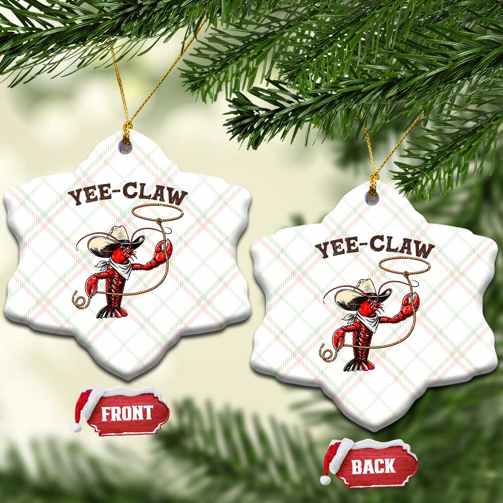 Yee Claw Ceramic Ornament Funny Crawfish Cajun Seafood Festival TS12 Print Your Wear